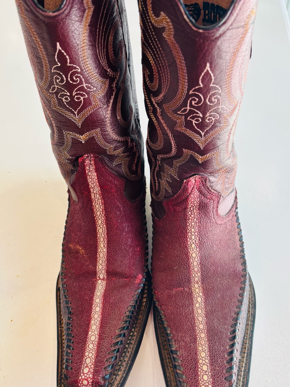 Jar Boots Women's Burgundy Western Boots size 7 - Picture 3 of 17